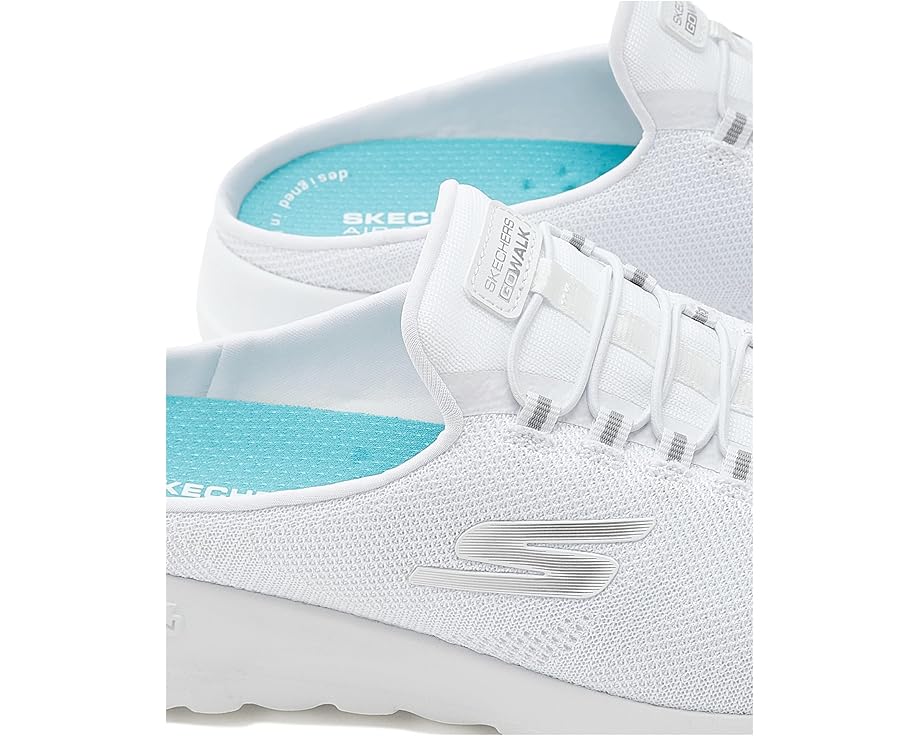 Кроссовки SKECHERS Performance Go Walk Joy Janay в бело-серебристом цвете