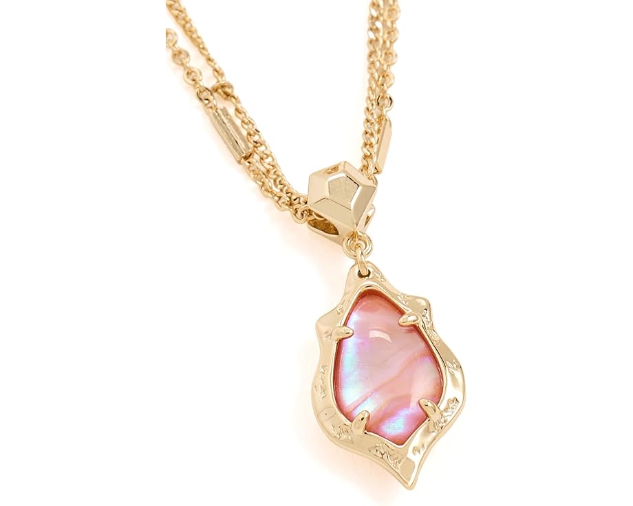 Многослойное колье Kendra Scott Adriana с ажурной рамой в форме гребешка