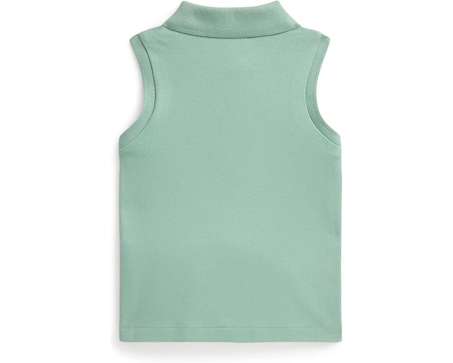 Polo Ralph Lauren Kids Поло без рукавов из стрейч-сетки для малышей и детей