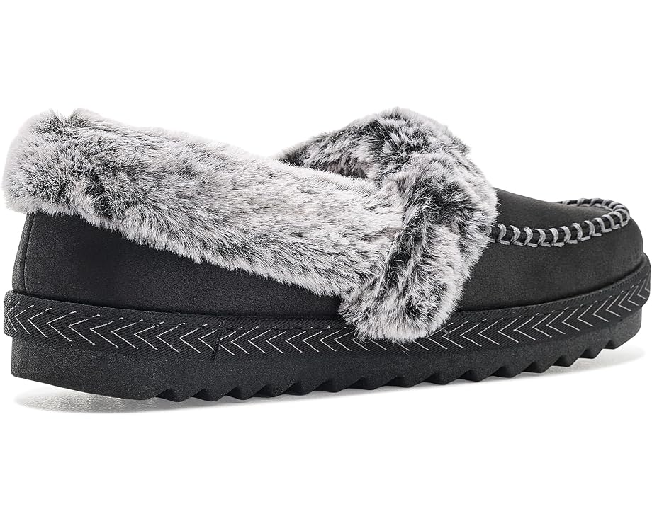 BOBS Cozy Kiss Scuff с меховым воротником и стелькой Memory Foam