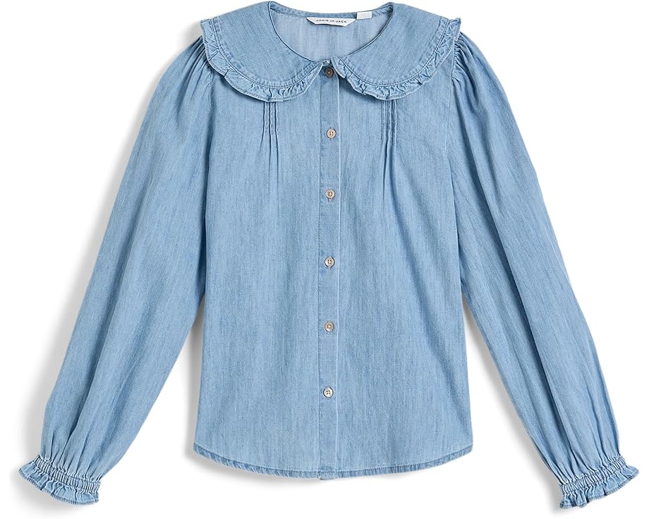 Chambray Collar Top (Toddler/Little Kid/Big Kid)