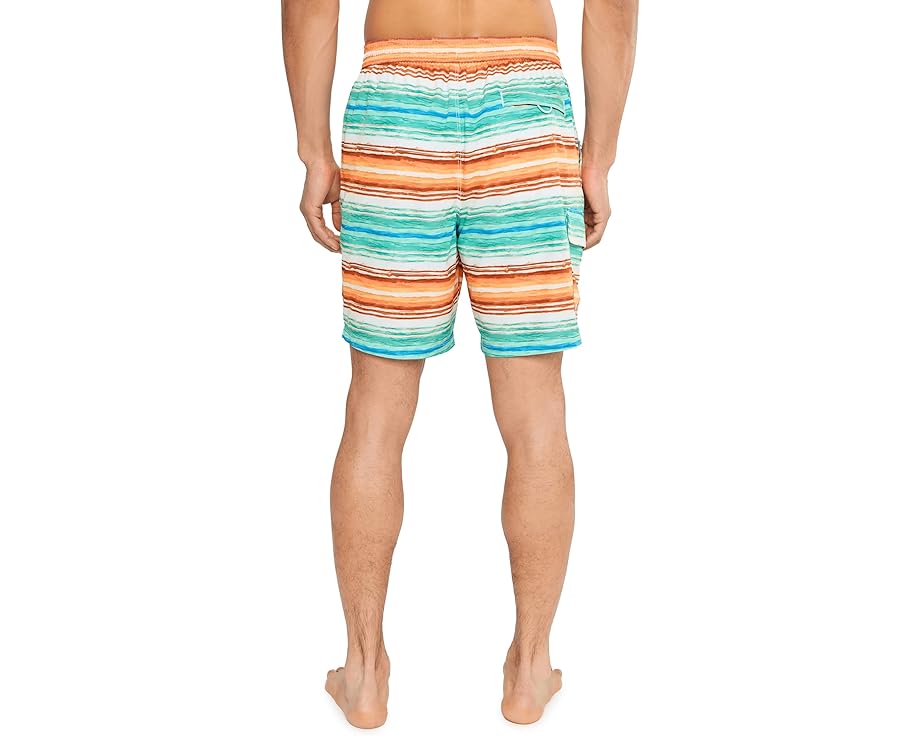 Шорты Tommy Bahama Baja Sarape Stripe 8 с принтом и сетчатым вкладышем 5.35 дюйма