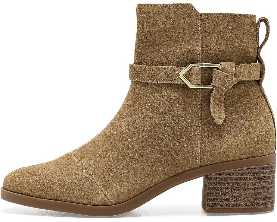 Ботинки TOMS Delilah Buckle на устойчивом каблуке