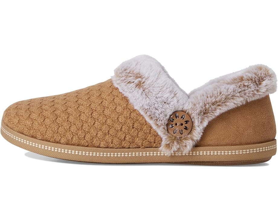Тапочки SKECHERS Cozy Campfire Frosty Promise с веганским стеганым верхом из искусственного меха