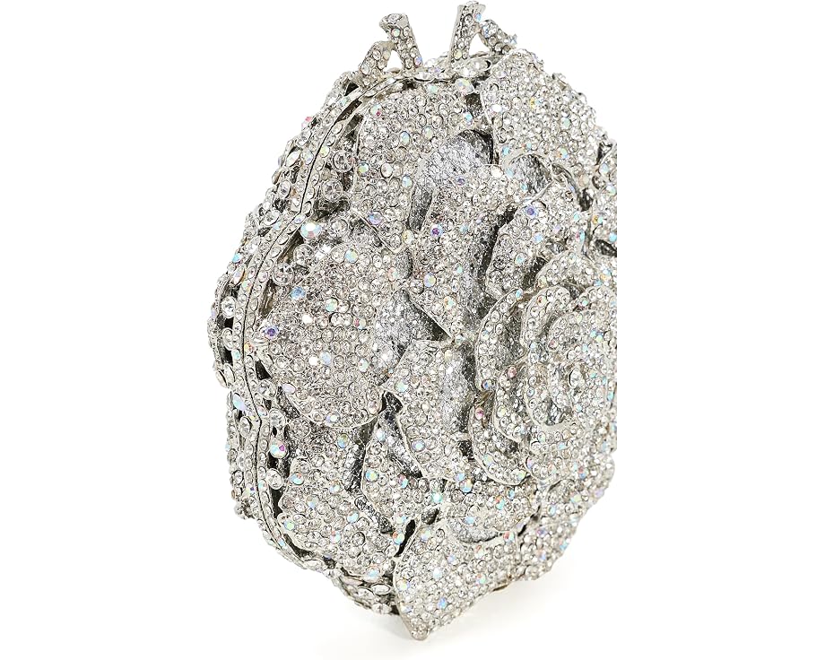 Клатч Dune London Bling с цветочным декором из страз
