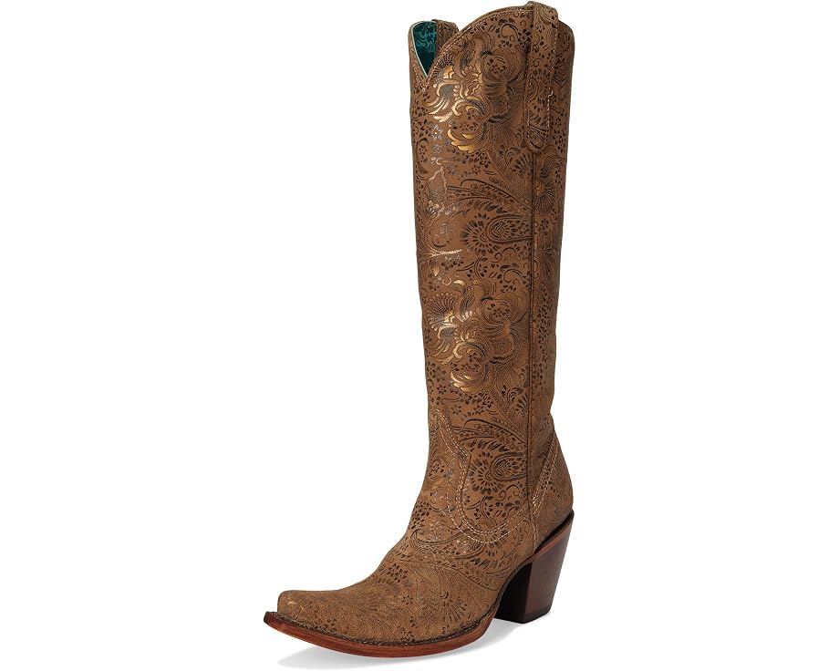 Ковбойские сапоги Corral Boots A4588 с цветочным тиснением