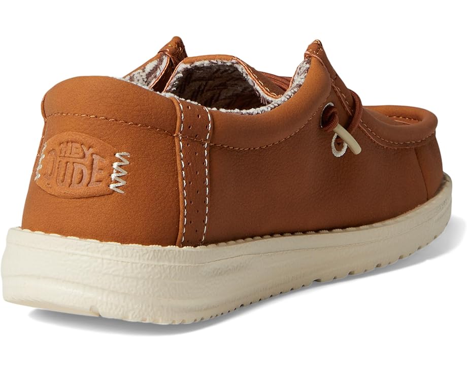 Детские слипоны Hey Dude Wally Classic с дышащим верхом и круглым носком