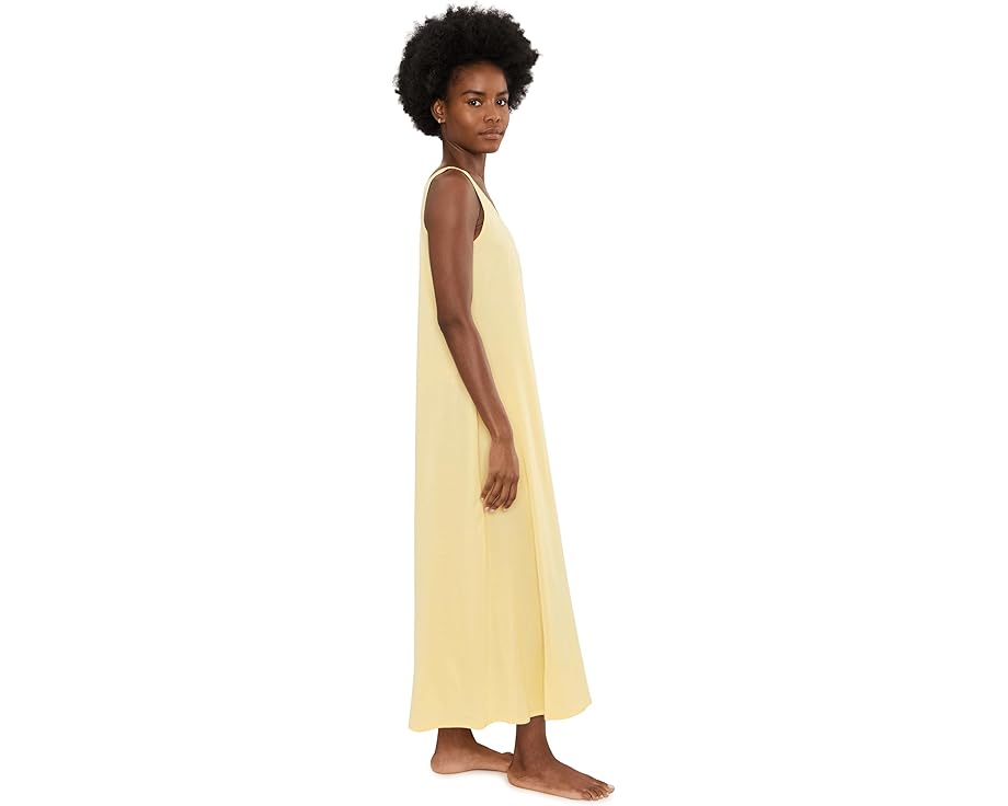 Ночная рубашка Hanro Cotton Deluxe Long Tank из мерсеризованного хлопка