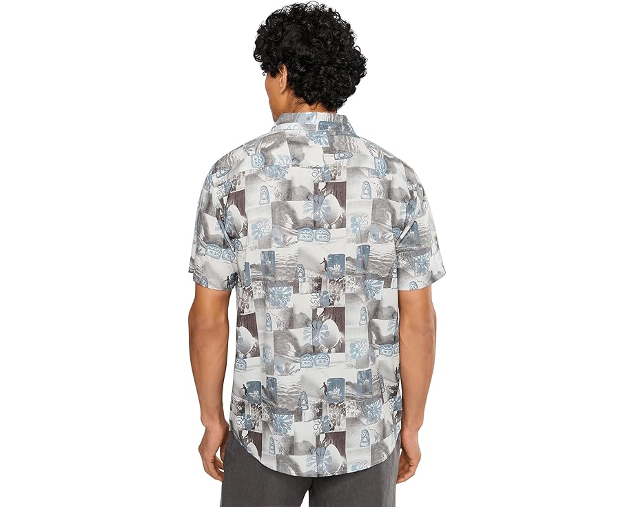 Рубашка RVCA Kauai с принтом Block Print Collage