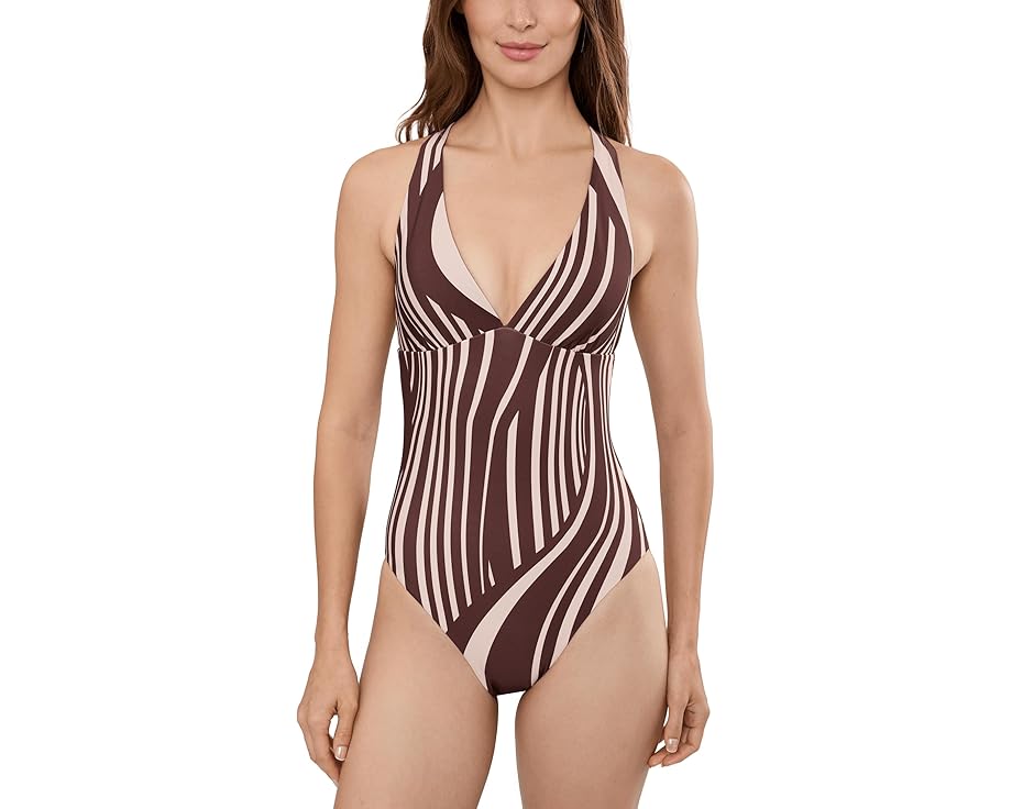 Купальник Coastline с глубоким V-образным вырезом Seafolly