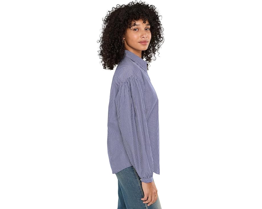 Блузка Faherty Coastal Poplin Suki с длинным рукавом