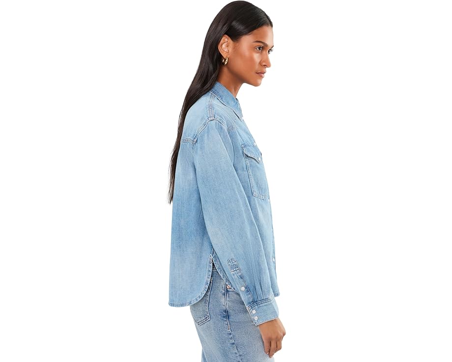 Madewell рубашка Denim Oversized Western женская