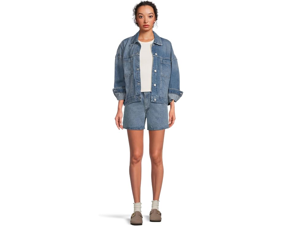 Шорты Cinch Mid-thigh от Levi's Women's с высокой посадкой