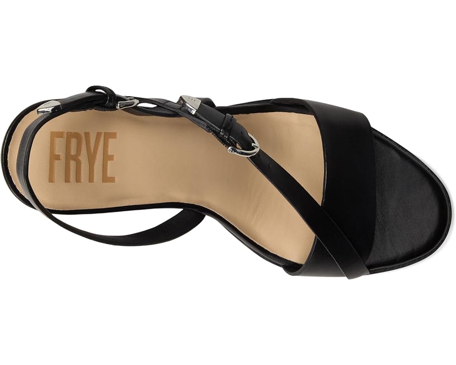 Сандалии Frye Rachel Buckle с пряжками на танкетке кожаные