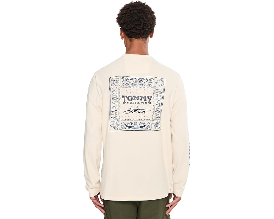 Футболка Tommy Bahama Bandana Sands Long Sleeve Lux из натурального хлопка
