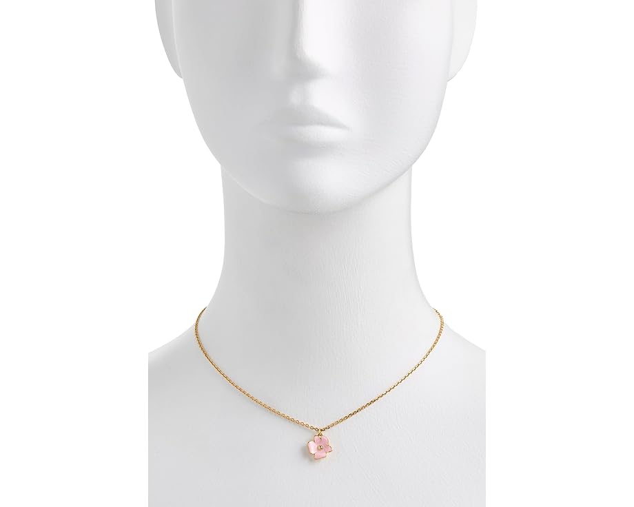 Подвеска Kate Spade New York Golden Bloom Flower из металла и перламутра