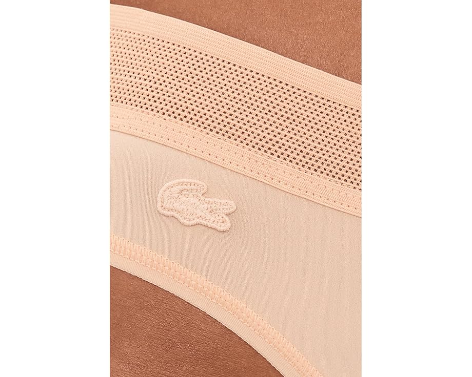 Трусы Lacoste Logo Waist Mesh с кружевом и логотипом