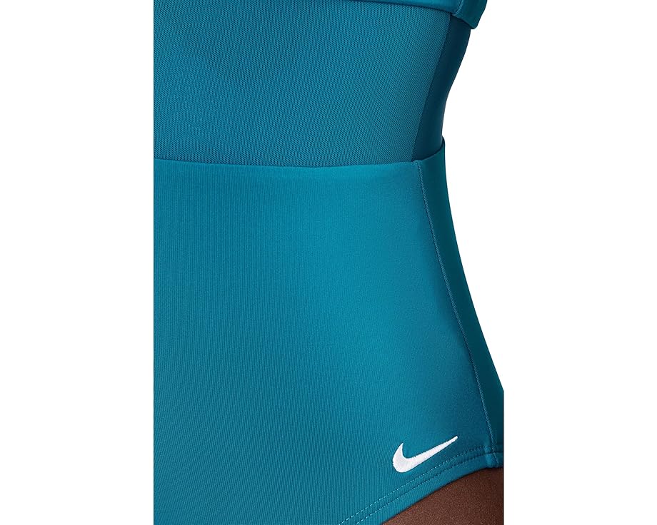 Цельный купальник Nike Mesh V Back с сетчатыми вставками