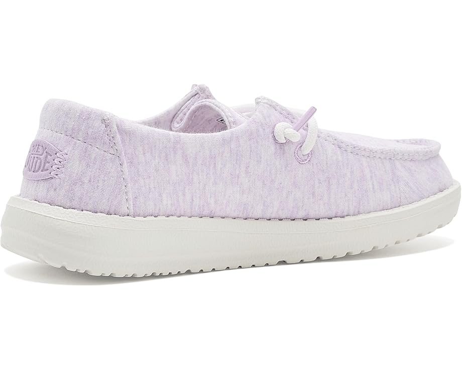 Hey Dude Kids Wendy Y Stretch Jersey Lilac с мягким эластичным верхом