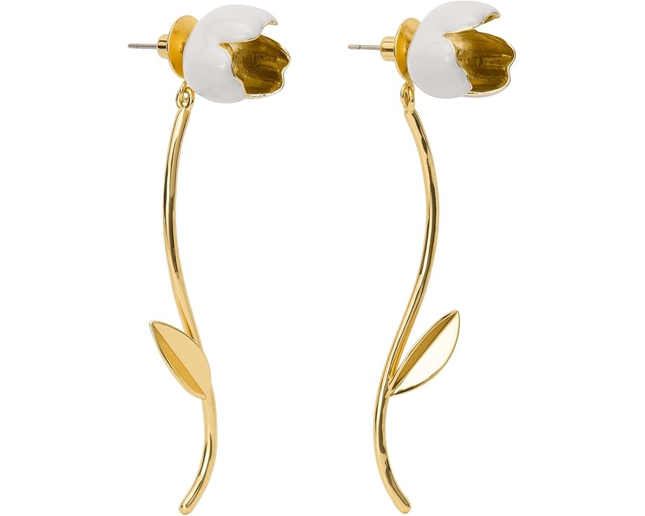 Серьги Kate Spade New York Golden Bloom с цветочным дизайном
