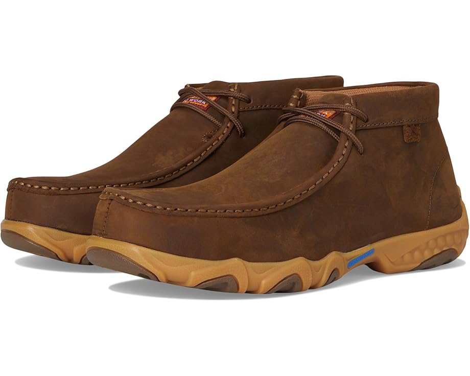 Рабочие мокасины Twisted X Work Chukka с защитным мыском и технологией CellStretch