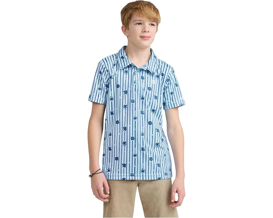 Поло Hurley Kids Printed Belmont Polo с технологией H20-Dri для отвода влаги