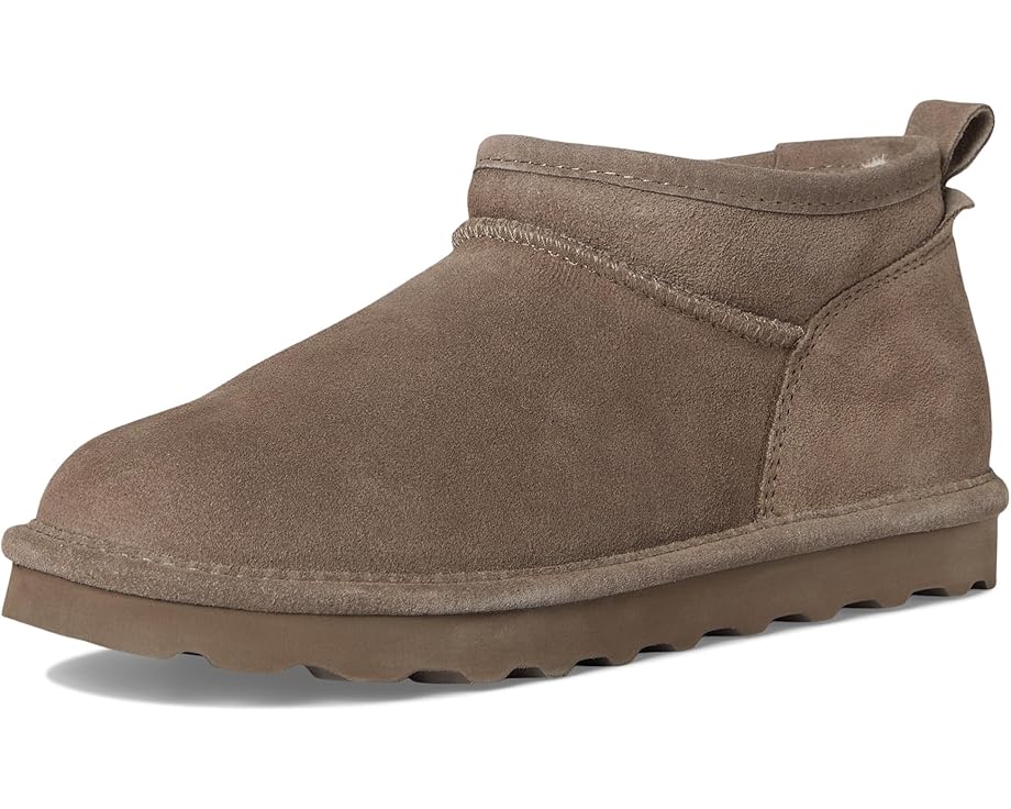 Сапоги Super Shorty Bearpaw из замши с овечьей шерстью и съемной стелькой