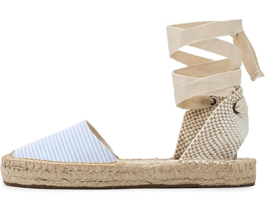 Ботинки Seersucker Lauren Lace-up Espadrille Soludos на шнуровке