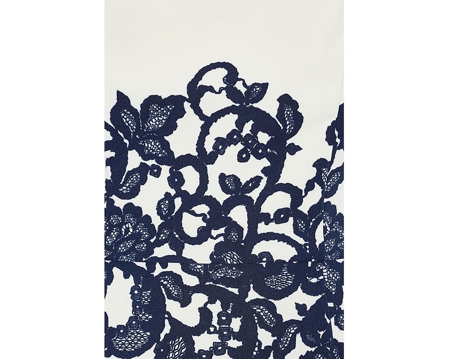 Короткое платье с вышивкой в виде цветочного кружева Adrianna Papell