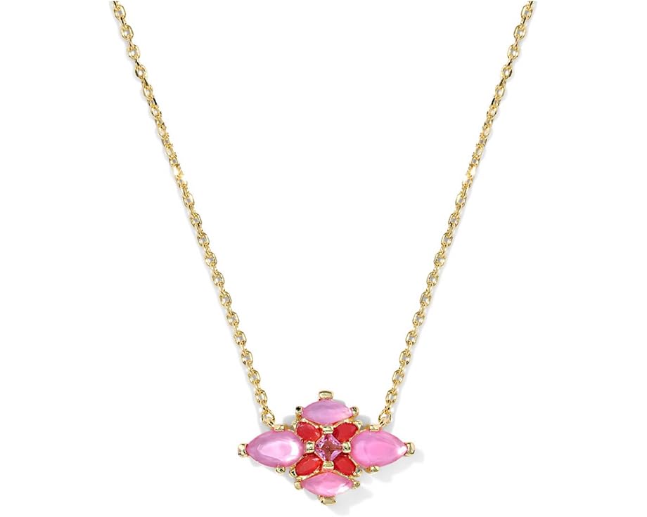 Короткое подвесное колье Abbie Crystal с гравировкой от Kendra Scott