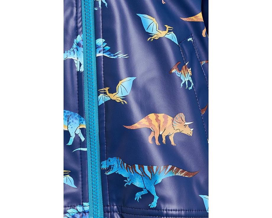 Детский дождевик Colourful Dinos Hatley синего цвета