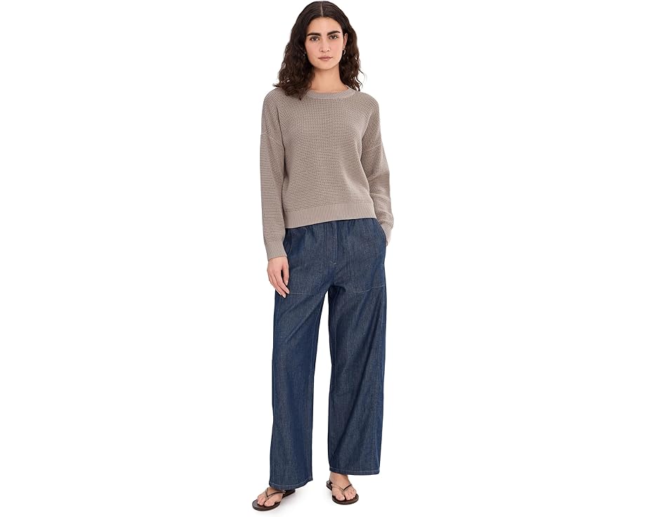 Свитер Eileen Fisher с круглым вырезом из перуанского хлопка
