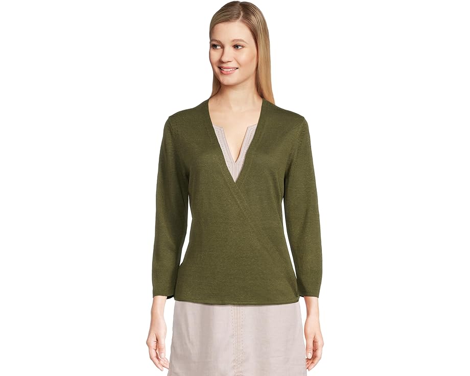 Кардиган Tommy Bahama Addison из льна и вискозы с открытой полочкой