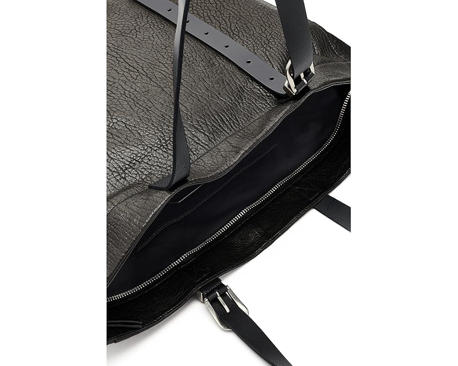 Сумка-тоут AllSaints Haven из мягкой кожи с ремнем-пряжкой