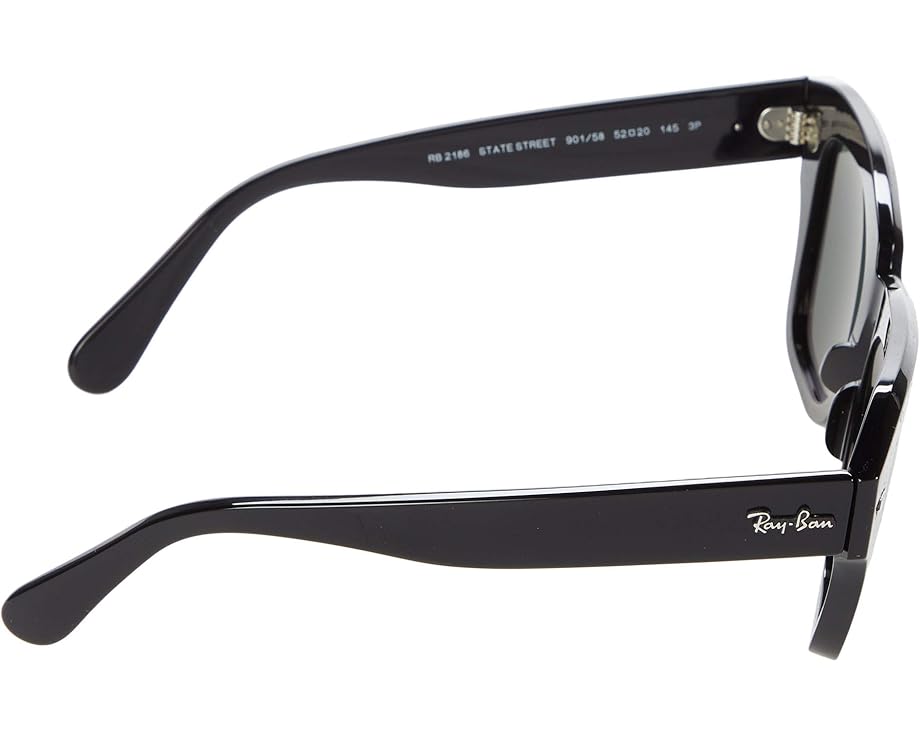 Солнцезащитные очки Ray-Ban 0RB2186 State Street с квадратной оправой из ацетата