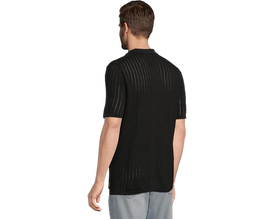 Рубашка John Varvatos Moore с коротким рукавом из органического хлопка