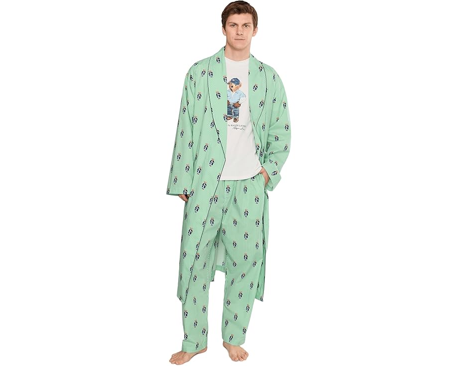 Халат Polo Ralph Lauren Woven Bear с принтом медведей