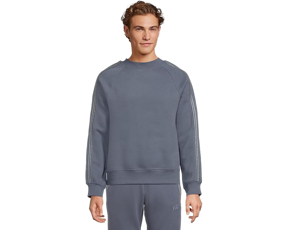 Свитшот UGG Tasman Crew Neck с тесьмой на рукавах из переработанного полиэстера