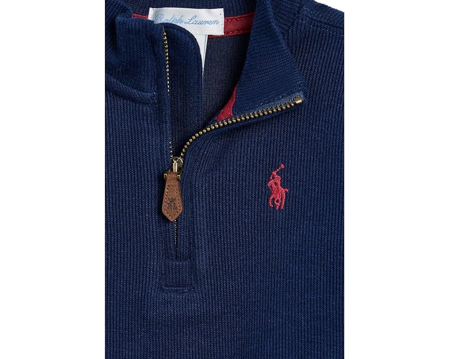 Polo Ralph Lauren водолазка Estate-Rib 3/4 с молнией для малышей