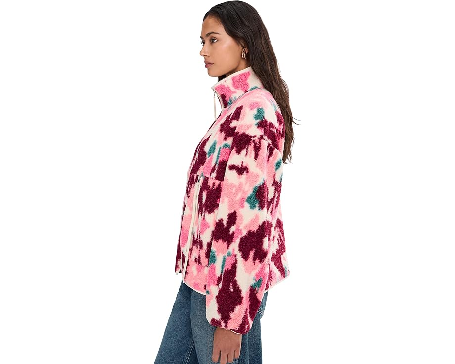 Куртка UGG Marlene Splatter с эффектом брызг краски и уютным флисом