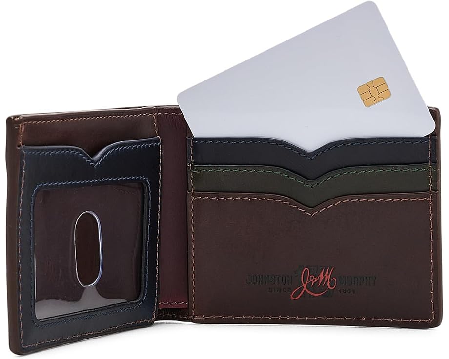 Кошелек Johnston & Murphy 175th Anniversary Colorblocked Billfold