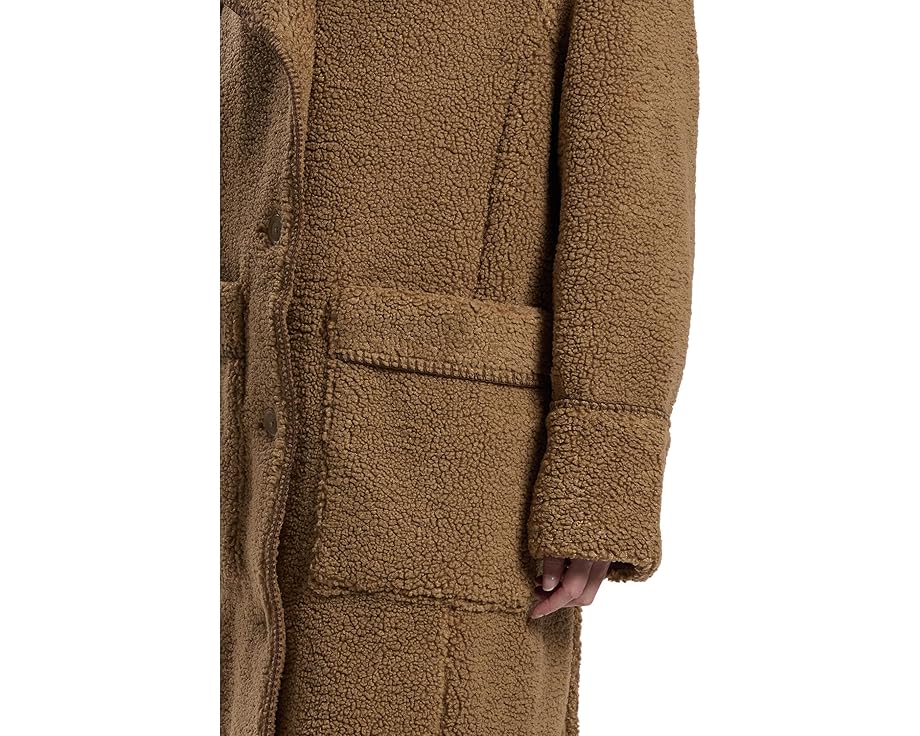 Пальто UGG Sema Uggfluff из плюшевого флиса в пол