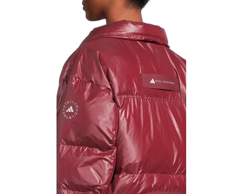 adidas by Stella McCartney TrueNature короткая утепленная зимняя куртка с технологией WIND.RDY