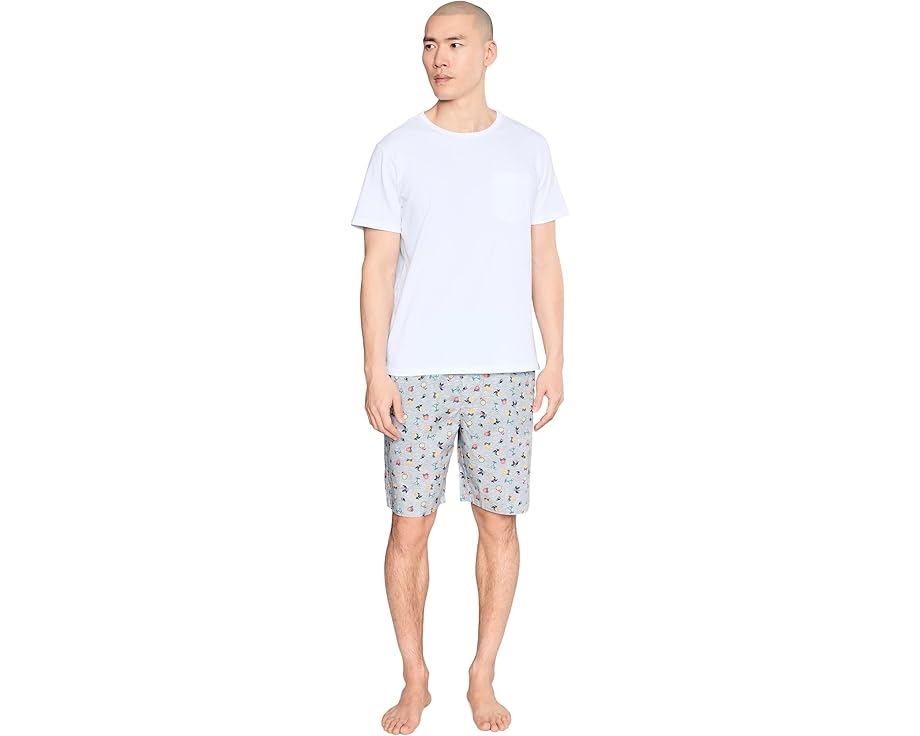 Пижамные шорты Tommy Bahama Cotton Woven с тропическим принтом