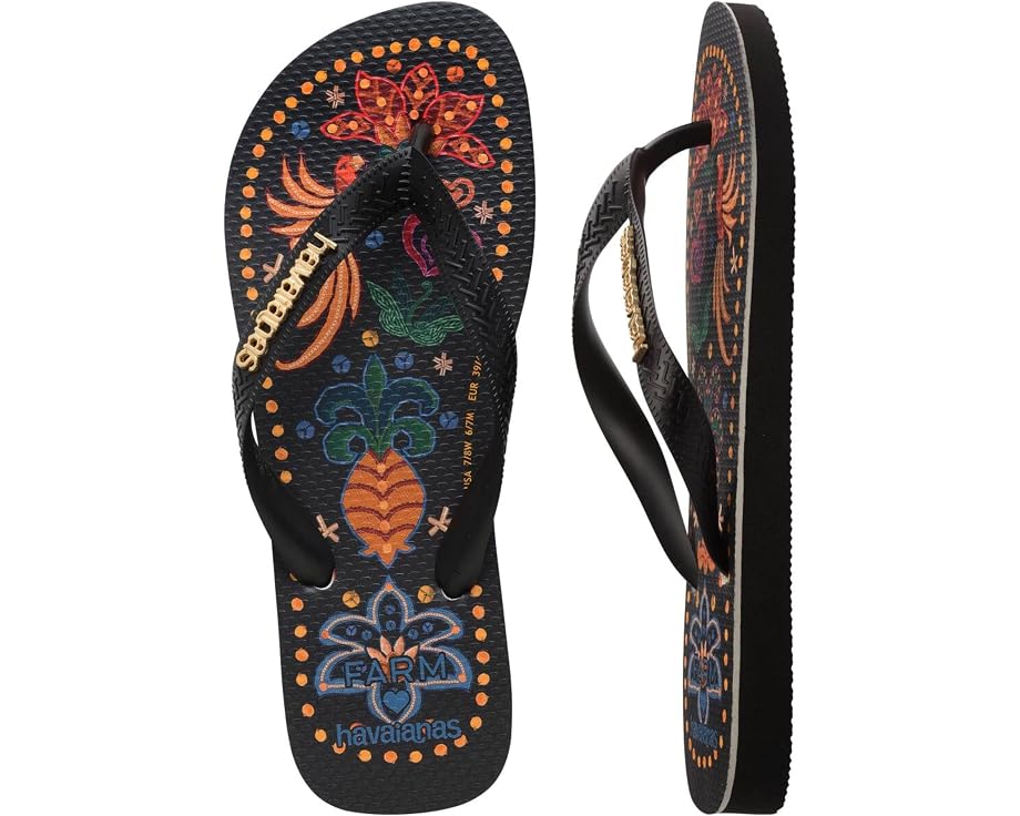 Шлепанцы Farm Rio Flip-Flop от Havaianas с дизайном