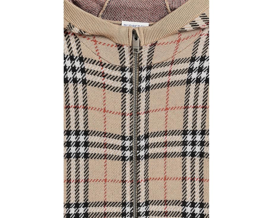 Худи Jimmy Vintage от Burberry Kids на молнии для детей