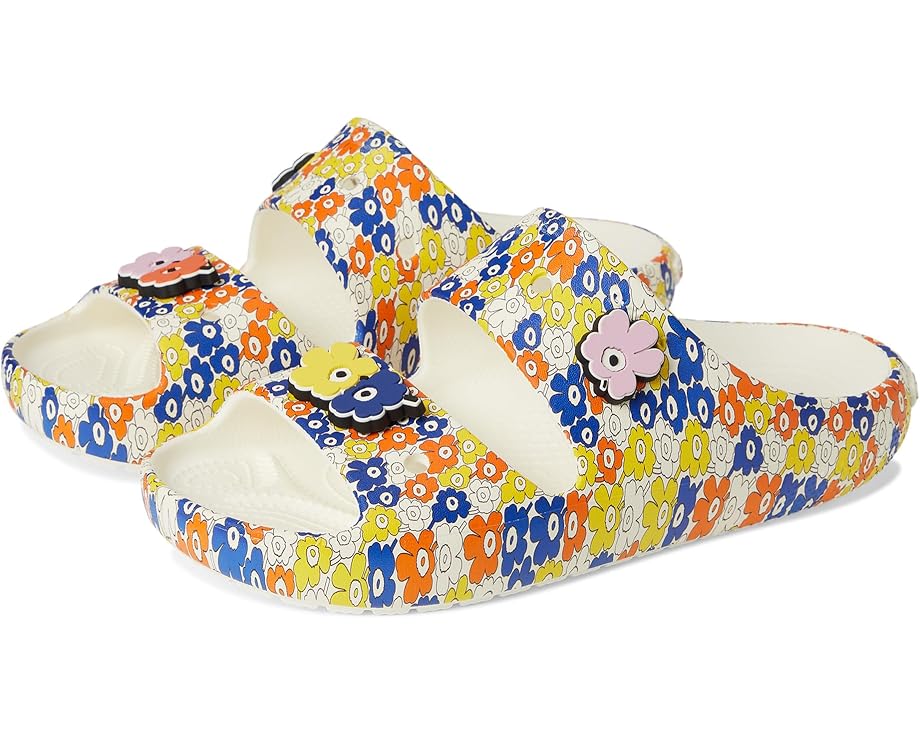 Сланцы Crocs в коллаборации с Marimekko и цветочным принтом Unikko