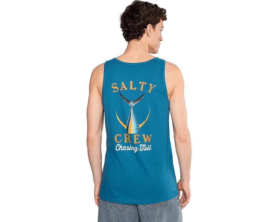 Майка Tailed Tank Salty Crew с принтом из хлопка