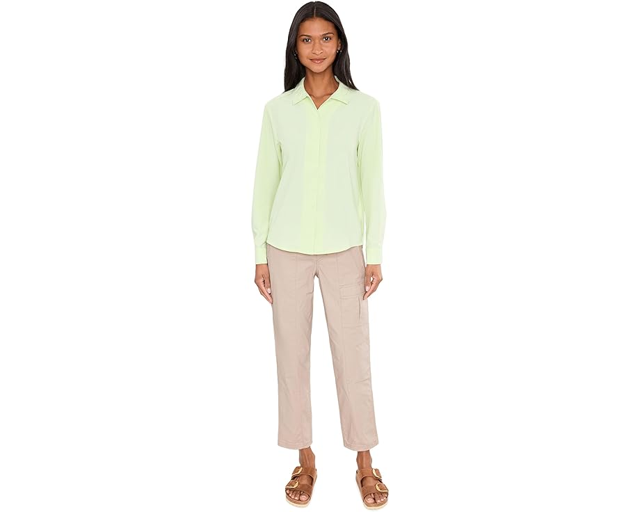 Футболка с длинным рукавом Royal Robbins Salathe Sun Shirt Lime Cream