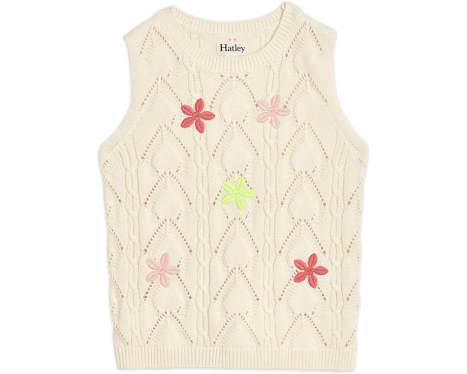 Детская футболка Delicate Flower Crochet Top от Hatley с хлопком